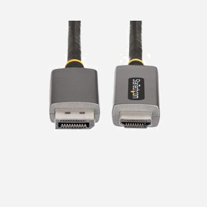 StarTech.com Adaptateur Vidéo Actif DisplayPort 1.4 vers HDMI 2.1, 8K 60Hz, 4K 144Hz, HDR10, Câble M/M 2m, HDCP 1.x/2.2/2.3, Audio 7.1 - Miniature 5