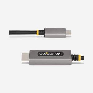 Câble Adaptateur StarTech.com 136B-USBC-HDMI213M USB Type-C vers HDMI Type A 3m Gris, HDMI 2.1, Résolution Max 8K 60Hz, HDR10, HDCP 1.4/2.2/2.3, Mode Alt DP - Miniature 4