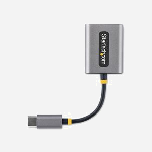 StarTech.com USBC-AUDIO-SPLITTER : Adaptateur USB-C vers double jack 3.5mm, DAC 24 bits/192kHz, support micro, câble 7cm, connecteurs plaqués aluminium - Miniature 5