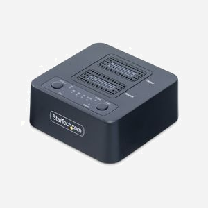 StarTech.com Duplicateur SSD M.2 NVMe 1:1 USB 3.2 Gen2x2 (20Gbps) - Clonage Autonome Jusqu'à 90Go/min - Double Baie M.2 PCIe (Clé M)