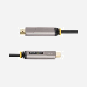StarTech.com Câble Optique Actif USB-C vers HDMI 2.1, 9.15m, 4K 60Hz HDR10, HDCP 1.4/2.2, Compatible DP Alt Mode, Noir, CL3 - Miniature 5