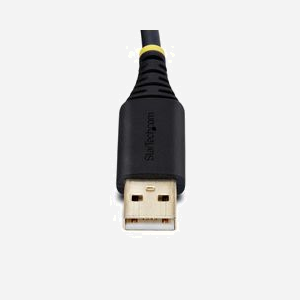 StarTech.com Adaptateur USB vers RS232 DB9, 3m, Chip FTDI FT232R, Rétention COM, 921.6Kbps, Windows/macOS/Linux, Protection ESD - Miniature 5