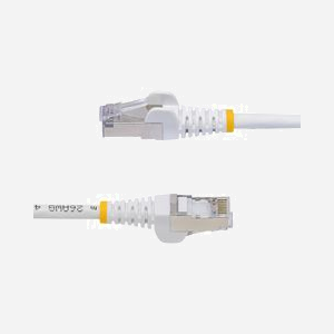 StarTech.com Câble Ethernet CAT8 50cm Blanc, RJ45 Snagless, 25G/40G, 2000MHz, 100W PoE++, S/FTP, Cuivre 26AWG, LSZH, Test Fluke Channel - Miniature 3