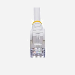 StarTech.com Câble Ethernet CAT8 50cm Blanc, RJ45 Snagless, 25G/40G, 2000MHz, 100W PoE++, S/FTP, Cuivre 26AWG, LSZH, Test Fluke Channel - Miniature 4