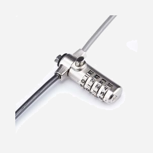 StarTech.com Antivol Nano Slot Câble Acier 1.5m Serrure 4 Chiffres - Compatible PC Portable, Ultrabook, Stations d'accueil - Résistance 61kg - Miniature 3