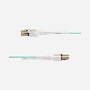 StarTech.com Câble Fibre Optique OM4 LC/UPC-LC/UPC 3m, Multimode 50/125µm, LOMMF, LSZH, Insensible à la Courbure, 100Gbit/s, Languettes Push-Pull - Miniature 3