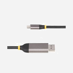 StarTech.com Câble USB-C vers DisplayPort 3m 8K 60Hz / 4K 144Hz DP 1.4, USB Type-C mâle vers DP mâle, HDR, compatible USB4/Thunderbolt 3/4 - Miniature 3