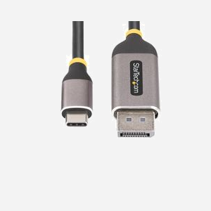 StarTech.com Câble USB-C vers DisplayPort 3m 8K 60Hz / 4K 144Hz DP 1.4, USB Type-C mâle vers DP mâle, HDR, compatible USB4/Thunderbolt 3/4 - Miniature 4