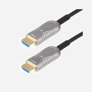 StarTech.com Câble HDMI 2.1 AOC Hybride 9.1m, 48Gbps, 8K 60Hz/4K 120Hz, HDR10+, FRL, TMDS, eARC, CMP, Fibre Optique, Connecteurs plaqués or