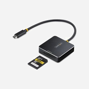 StarTech.com Lecteur SD Express USB-C 10Gbps - USB 3.2 Gen 2, Aluminium/Plastique, SD/SDHC/SDXC/MMC, Chipset JMS581SD, Compatible Windows/macOS/Linux - Miniature 5