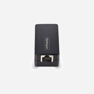 StarTech.com Isolateur de Réseau Gigabit RJ45 1 Port, Isolation Galvanique 4kV, IP40, Rail DIN, Conforme TAA, 1G-NETWORK-ISOLATOR - Miniature 4