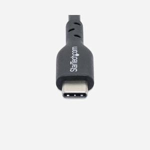 StarTech.com Câble USB-C vers USB-C 1m, USB 2.0, 60W Power Delivery, 3A, Gaine TPE, Transfert de Données 480Mbps, Connecteurs Nickel, Noir - Miniature 5