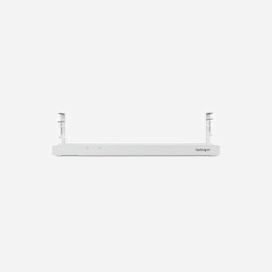 StarTech.com CALW-DESK-CABLE-TRAY : Goulotte Passe-Câbles Bureau Acier Blanc, Ajustable 80-120cm, Installation à Pinces (5-50mm), Largeur 105mm - Miniature 3