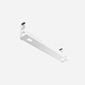 StarTech.com CALW-DESK-CABLE-TRAY : Goulotte Passe-Câbles Bureau Acier Blanc, Ajustable 80-120cm, Installation à Pinces (5-50mm), Largeur 105mm - Miniature 5