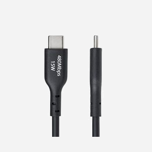 StarTech.com Câble USB-A vers USB-C 2m USB 2.0 3A Gaine TPE Noire - USB2AC2MNC - Charge et Synchronisation - AWG 22/30 - Contacts Nickel - Miniature 3