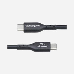 Câble StarTech.com USB-A vers USB-C 3m, USB 2.0, 3A, Gaine TPE, Connecteurs Nickel, AWG 23/28, Blindage Aluminium Mylar, Noir - Miniature 5