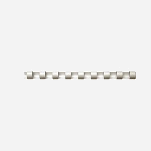 Fellowes 5345805 : Accessoires de reliure plastique, blanc, capacité 55 feuilles, lot de 100 pièces - Miniature 2