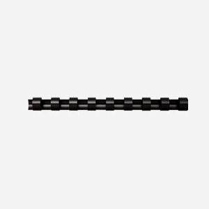 Fellowes 5348902 : Accessoires de reliure plastique noir, capacité 240 feuilles, dimensions 300x28x28 mm, lot de 50 pièces - Miniature 2