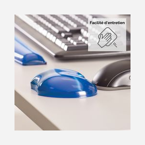Fellowes 91177-72 Repose-Poignet Gel Bleu 122x88x18mm - Matériau Gel, Dimensions 122 mm x 88 mm x 18 mm, Poids 180 g, Code SH 84733080 - Miniature 4