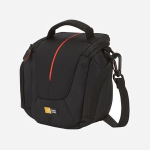 Case Logic 3201022 Étui Support Noir Polyester 190x121x178mm pour Compact System, Hybrid et High Zoom Cameras, poche latérale, dragonne et brassard - Miniature 3