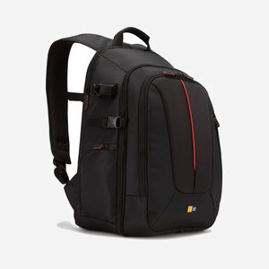 Case Logic DCB-309 Étui Sac à Dos Noir Nylon pour Reflex et Notebook 14" (35.6cm), Dim. int. 378x125x272mm, 1.54kg, Port Sangle d'épaule