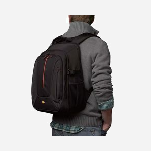 Case Logic DCB-309 Étui Sac à Dos Noir Nylon pour Reflex et Notebook 14" (35.6cm), Dim. int. 378x125x272mm, 1.54kg, Port Sangle d'épaule - Miniature 2