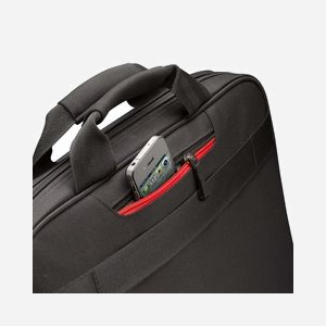 Case Logic DLC-115 Noir Sac Messenger pour ordinateur portable jusqu'à 15.6", Polyester, Compartiment tablette, Sangle épaule amovible, 550g - Miniature 3