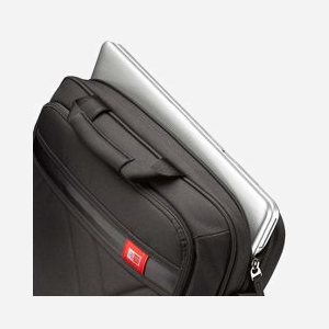 Case Logic DLC-117 Sac Messenger Noir pour ordinateur portable jusqu'à 17.3" (43.9cm), Polyester, Compartiments intégrés, Sangle épaule amovible, 439x81x320mm, 800g - Miniature 2