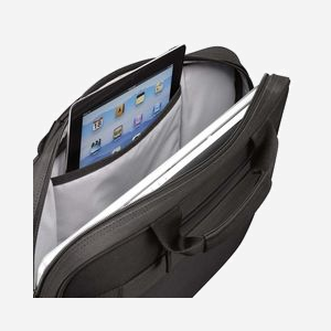 Case Logic DLC-117 Sac Messenger Noir pour ordinateur portable jusqu'à 17.3" (43.9cm), Polyester, Compartiments intégrés, Sangle épaule amovible, 439x81x320mm, 800g - Miniature 3