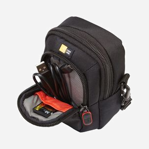 Sacoche Appareil Photo Case Logic DCB313K Noir Polyester 100x60x145mm, Intérieur 100x45x140mm, Poids 80g, Compatibilité Toutes Marques - Miniature 3
