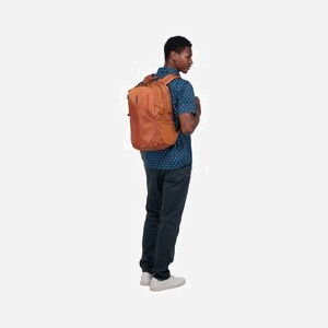 Sac à dos Thule EnRoute TEBP4216 Orange Natural Nylon 23L, compartiment Notebook 15.6", poches multiples, 300x215x465mm, 910g, densité 400D - Miniature 3