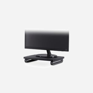 Kensington Support Écran SmartFit Plus K52786WW Noir - Bureau, Ajustable 7.5-15cm, Max 24", Charge 36.2kg, Base 41.1x32.3cm