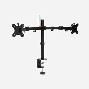 Kensington K55409WW Bras Double Écran SmartFit Ergo pour écrans jusqu'à 32", VESA 75/100, charge max 8kg, pivot 90°, rotation 180°, inclinaison +/-45° - Miniature 1