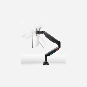 Kensington Bras écran SmartFit One-Touch K59600WW 13-34" (max 9kg) Pince/Passe-câble VESA 75/100, Inclinaison +/-90°, Rotation 180°, Acier/Alu/Plastique - Miniature 3