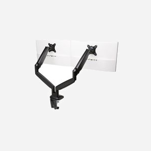 Kensington Bras Double Écran SmartFit One-Touch K59601WW pour écrans 13-34", VESA 75/100mm, Pince 1-8.5cm, Inclinaison +/-90°, Rotation 180°, Charge max 9kg - Miniature 2