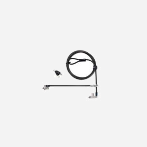 Kensington Câble de Sécurité N17 2.0 Double Verrou à Clé (Wedge + T-Bar) Noir, Compatible Encoches Kensington et Wedge, 2 Clés, 5mm, 240g - Miniature 1