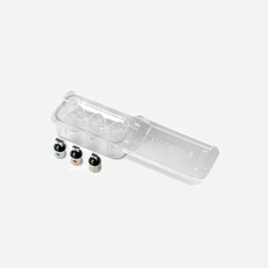 Kensington Kit de 3 Embouts de Rechange pour Câbles de Sécurité 3-en-1 (Standard, Nano, Wedge) - Argent, 20g, Ref K62315WW