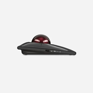 Kensington Trackball SlimBlade Pro K72080WW Bluetooth/USB Noir - Trackball ambidextre sans fil 2.4GHz, boule 55mm, double capteur optique, KensingtonWorks, AES 128-bit, Windows/macOS - Miniature 4