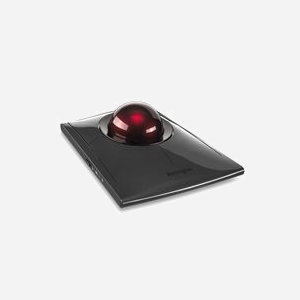 Kensington Trackball SlimBlade Pro K72080WW Bluetooth/USB Noir - Trackball ambidextre sans fil 2.4GHz, boule 55mm, double capteur optique, KensingtonWorks, AES 128-bit, Windows/macOS - Miniature 2