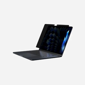 Targus ASM15MBAGL Filtre de confidentialité 15" magnétique sans bords, anti-reflet, lumière bleue, LCD, 343x223x0.5mm, compatible MacBook Air - Miniature 3
