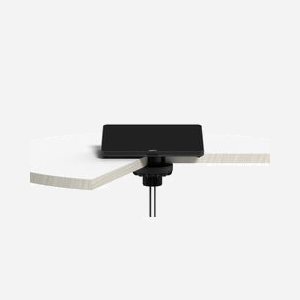 Logitech 939-001811 Support de Table Noir Pivotant 180° pour Tap, Passe-câbles 51-89mm, Tables jusqu'à 50mm, Dimensions 244x179x61mm - Miniature 2