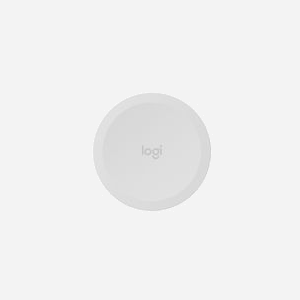 Logitech Scribe Contrôle Distance Bluetooth Blanc - Batterie CR2032 - 71.8x71.8x12.7mm - Compatible Logitech Scribe - Réf: 952-000105 - Miniature 2