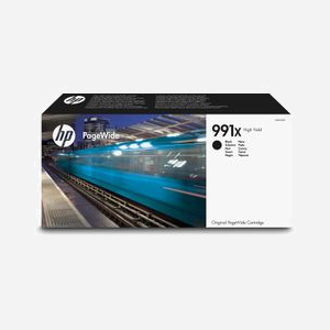 HP Cartouche d'encre PageWide 991X Noir, 375ml, 20000 pages, Pigment, Original, XL, M0K02AE, Imprimantes HP PageWide