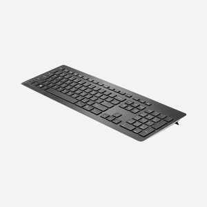 HP Clavier sans fil Z9N41AA - RF 2.4 GHz, Portée 10m, Clavier à membrane, Taille réelle, Pavé numérique, Batterie Li-Ion, Windows OS, 433x141x11.8mm, 650g - Miniature 2