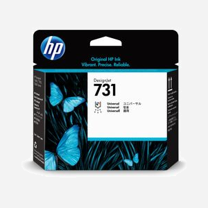 HP Tête d'impression DesignJet 731 P2V27A : Jet d'encre thermique, Cyan, Gris, Magenta, Noir mat, Photo noire, Jaune, pour DesignJet T1700