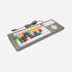 HP Clavier Accessibilité USB Gris/Blanc (2TD64A) - Dimensions Emballage 683x230x95mm - Poids Emballage 2.08kg - Usage Professionnel & Entreprise - Miniature 2