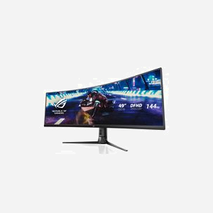 ASUS ROG Strix XG49VQ - Écran PC LED 49" Ultra-Wide 3840x1080 VA 144Hz 4ms 450cd/m² DisplayHDR 400 FreeSync Premium Pro HDMI/DP - Miniature 4