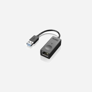 Lenovo 4X90S91830 Adaptateur Réseau Ethernet USB 3.2 Gen 1, 1000 Mbit/s (Gigabit Ethernet), RJ-45, Noir, Standards IEEE 802.3/az/u
