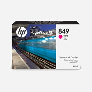 HP 1XB37A Cartouche d'encre PageWide XL Magenta 400ml, Encre Pigmentée, Compatibilité HP PageWide XL 3900, Dimensions 54x115.9x174.6 mm