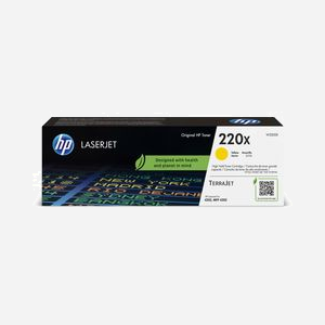 HP Toner LaserJet 220X Jaune (W2202X) Original, Rendement Élevé (XL), 5500 pages, Imprimantes Compatibles: Série HP 220, Technologie TerraJet